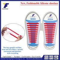 Promotional Gift Fashion No Tie Silicone Sport Shoelaces Customized Lazy Shoe Lace