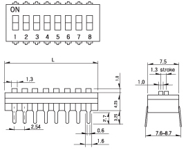 4 Way DIP Switch: Precise Configuration and Control - Digilog.pk