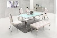 Dining Room Furniture Tempered Glass Wedding Dinning Table