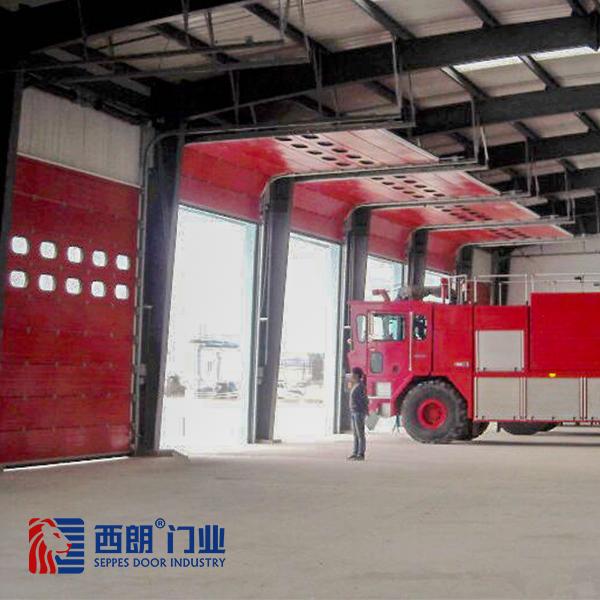 Aluminum Fire Station Use Sectional Garage Door(id:11100209). Buy China ...