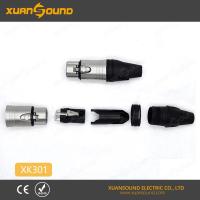 Neutrik Style 3pin Cannon Connector Microphone Plug, XLR Audio/Light Connector