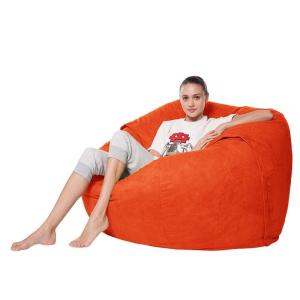Wholesale bean bag: NEW!!! Linen Cotton Triangle Beanbag Chair Portable Corner Bean Bag Sofa Covers Floor Cozy Living