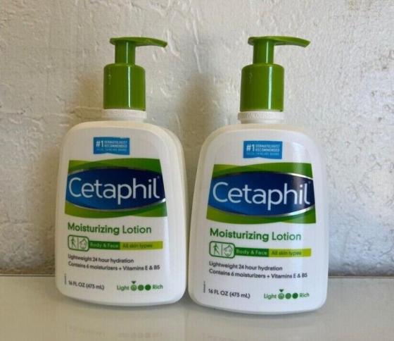 Cetaphil Light Moisturizing Lotion Body & Face All Skin Types 16oz(id ...