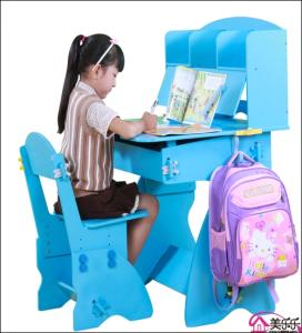 Wholesale student desk: Suppy Top Desk and Chairs Student School Study Table Set