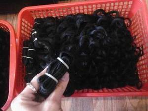 Wholesale curly double weft hair: Wavy Weft Hair