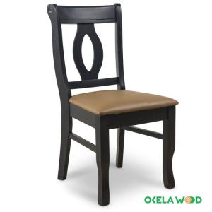 Wholesale natur product: High Quality Natural Rubber Wood Dining Chair Products with Reasonable Price
