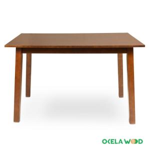 Wholesale dining table set: Modern Dining Room Furniture Solid Wood Dining Table Top Grade Rubber Wood Dining Table