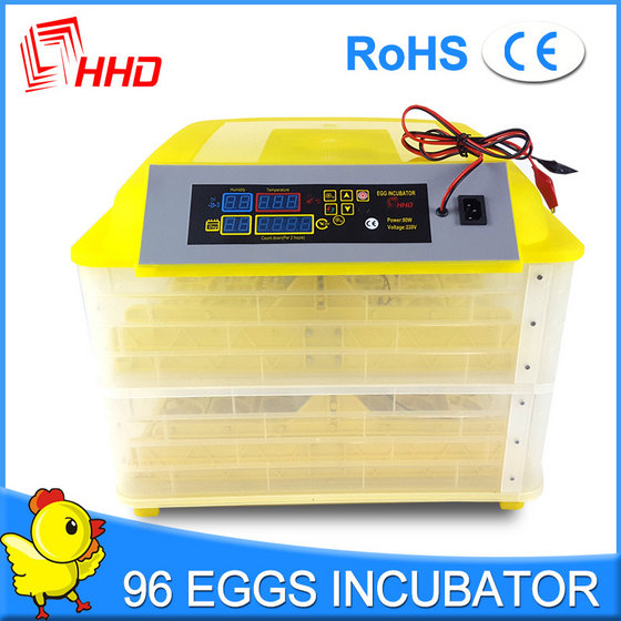 2016 CE Approved HHD Automati Chicken Hatchery Machine Price Chicken Egg Incubator for Sale YZ-96