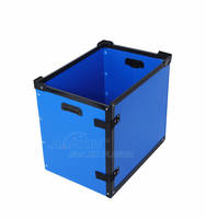 Foldable Durable Environment-friendly Corrugated Plastic Box...