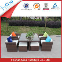 Cube Rattan Furniture Garden Set Specific Use Outdoor Furniture
