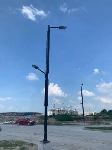Wholesale polygonal led: Powered Solar Street Light Posts