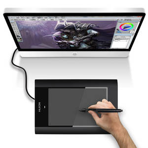 Wholesale tablet pc: Cheap Huion 580 Animation Graphic Pen Tablet Drawing with Digital Pen