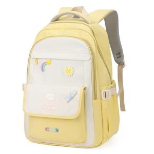 Wholesale primary: Cartoon Primary School Preppy Style Waterproof Laptop Backpack for Girls