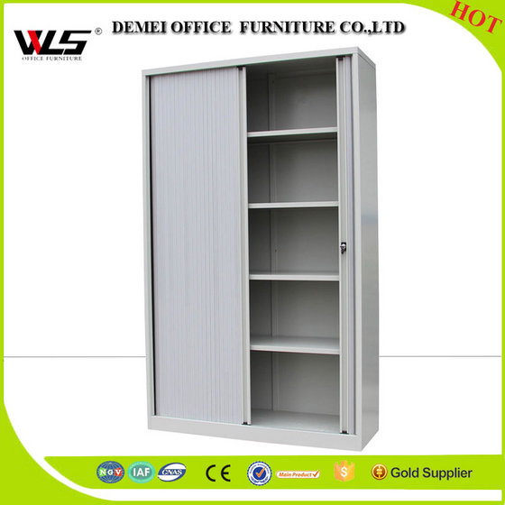 Office Equipments Roller Shutter Door Filing Cabinet With Shelves