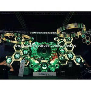Wholesale LED Displays: Creative Shape Background LED Wall with CE/FCC/CCC/RoHS Approval