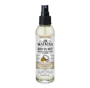 Wholesale natural oil: JR Watkins Natural Hydrating Body Oil Mist, Coconut Milk & Honey, 6 Fl Oz