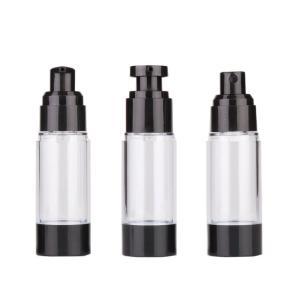 Wholesale airless pump bottle: Black Airless Bottle