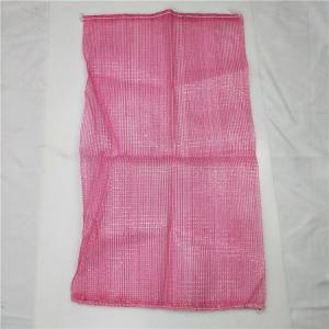 Wholesale packaging bags: PP PE Pink Color Plastic Tubular Leno Mesh Bag Onion Potato Package Mesh Bag for Mexico