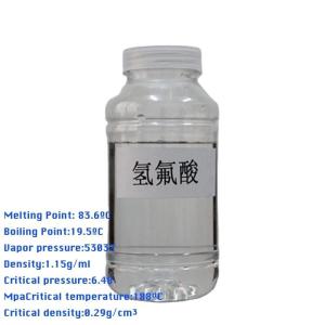 Wholesale cooling agent for skin: Factory Supply 70% Hydrofluoric Acid with Low Price