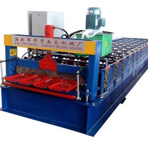 Wholesale wall tile: Colored Steel Roof Tile/Wall Cladding Panel Cold Roll Forming Machine