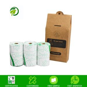 Wholesale Packaging Bags: Biodegradable PET Trash Bag Dog Poop Bag Biological Disposable Poop Bag with Dispenser