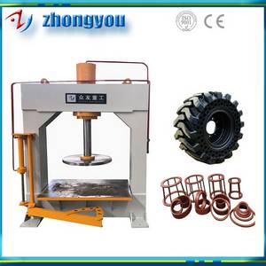 Wholesale small tablet press: 120ton 160ton Forklift Solid Tire Press Machine for 8-20 Inch Tyre