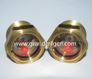 Wholesale brass plug: Air Compresss Brass Oil Level Sight Glass Plugs Indicator Gauge Plugs