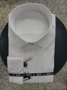 Wholesale made: White Classic Shirt Hand Made Label and Cotton