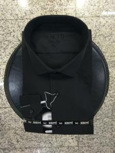 Wholesale long sleeve shirt: Men Shirt Black High Quality