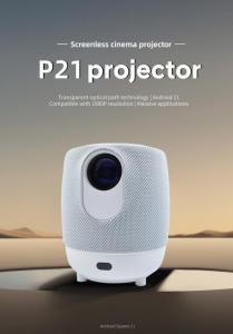 Wholesale external speaker: Mini Projector, Natvie 1080P Smart Projrctor Built-in Android TV 11.0,4K Supported Movie Projector