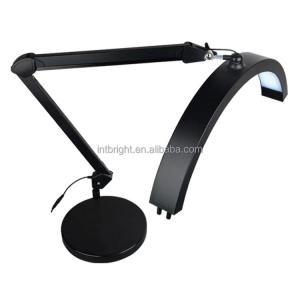 Wholesale table light: Swing Arm Desk Lamp Table Stand Adjustable Half Moon Light Beauty Desk Lamp for Nail Arts