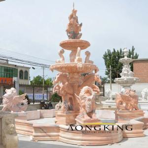 Wholesale marble figure: Harmony Unveiled Majestic Nature Marble Fountain for Garden