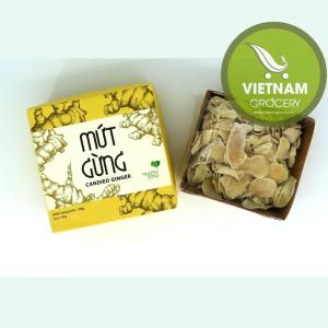Wholesale health supplement: Natural Delicious Vietnamese Candied Ginger 150Gr