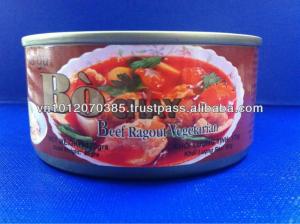 Wholesale oil vegetables: Vietnam Beef Ragour Vegetarian 170g FMCG Products