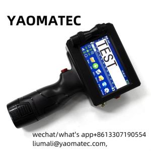 Wholesale logo: Yaomatec Maunfacture Handheld PRINTERD30 Model English 12.7mm Logo Printer Handheld Inkjet Expiratio