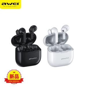 Wholesale bluetooth product: New Product AWEI T1 Pro Wholesale Wireless Earbuds Tws Bluetooth Mini Earphone Headphone