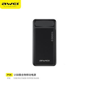 Wholesale usb chargers: AWEI Dual USB Output 2.1A Portable Power Bank 10000mah Wireless Charger