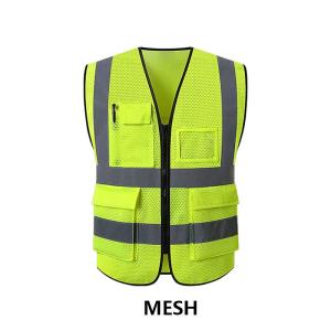 Wholesale guarding mesh: High Visibility Security Mesh Reflective Oranges Vest Net Material Working Clothes