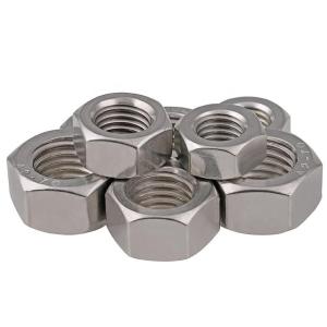 Wholesale Nuts: HeBei Factory Direct Selling DIN934 Hexagonal Nuts M6-M100 Stainless Steel