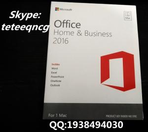 Office 2016 HB for Mac Pack DVD New 