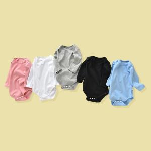Wholesale Baby Clothing: 6 Colors Baby Cottom Romper with Long Sleeve for 1-12  Months Baby Clothing Clothes Suits