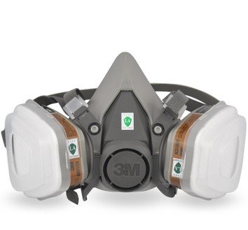 3M 6200 Half Face Gas Mask of Reusable Respirator Mask 3M ...