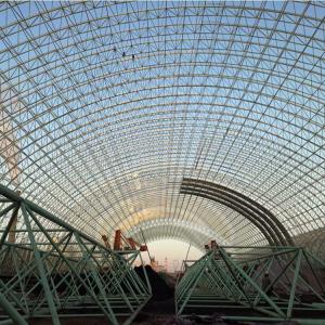 Wholesale Steel Structures: Large-Span Arch Steel Structure Dry Coal Shed Steel Space Frame Price