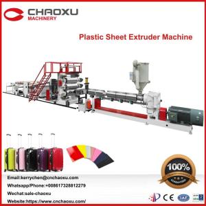 Wholesale pp hanger: CHAOXU ABS Plastic Sheet Single Screw Extruder Machine