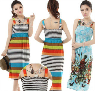 Evening Dresses Leisure Girls Casual Wholesale Garments Stock High