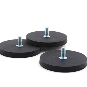 Wholesale direct coating: Factory Direct Supply-rubber Coated Magnet-strong Magnetic Suction Cup-car Light Base