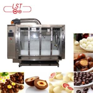Wholesale jelly candy machine: Belt Type Chocolate Coating Machine Chocolate Bean Making Machine and Polishing Machine