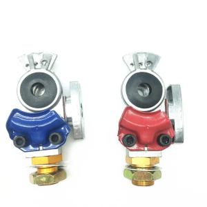 Wholesale universal: Gladhands Palm Coupling Aluminum Valve Gladhands Universal Air Hose Brake Coupling Connector 36154 3