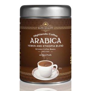 Wholesale wood: YEMEN and ETHIOPIA ARABICA BLEND 200g (Grinded Coffee Beans)