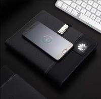 Custom LED Light Logo A5 Size 8000mah Wireless Charger Power Bank Diary Notebook with USB